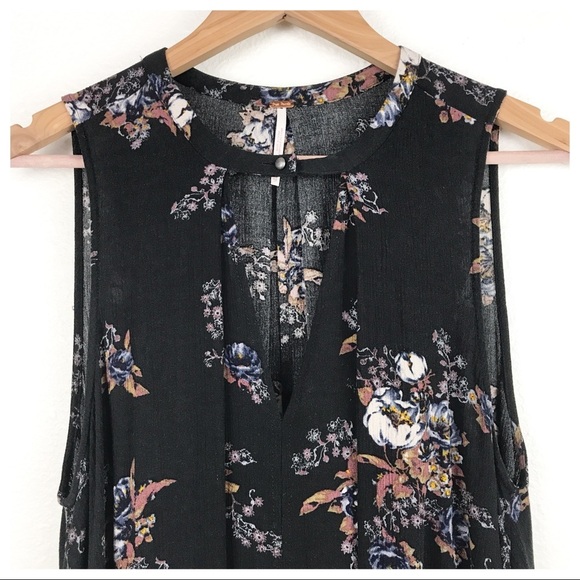 Free People Snap Out of it Tree Swing Tunic in Black Size‎ XS - Picture 6 of 11